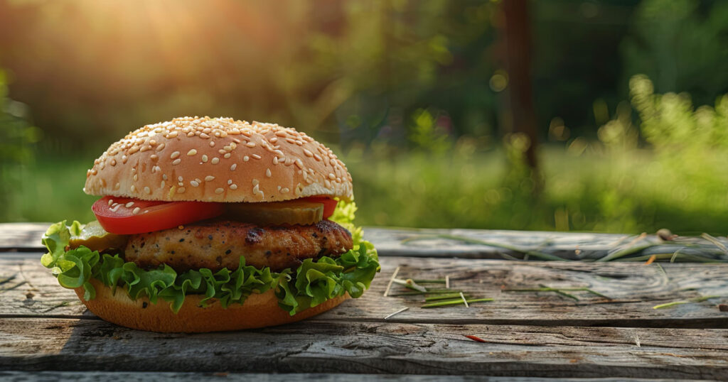 Garbanzo burger