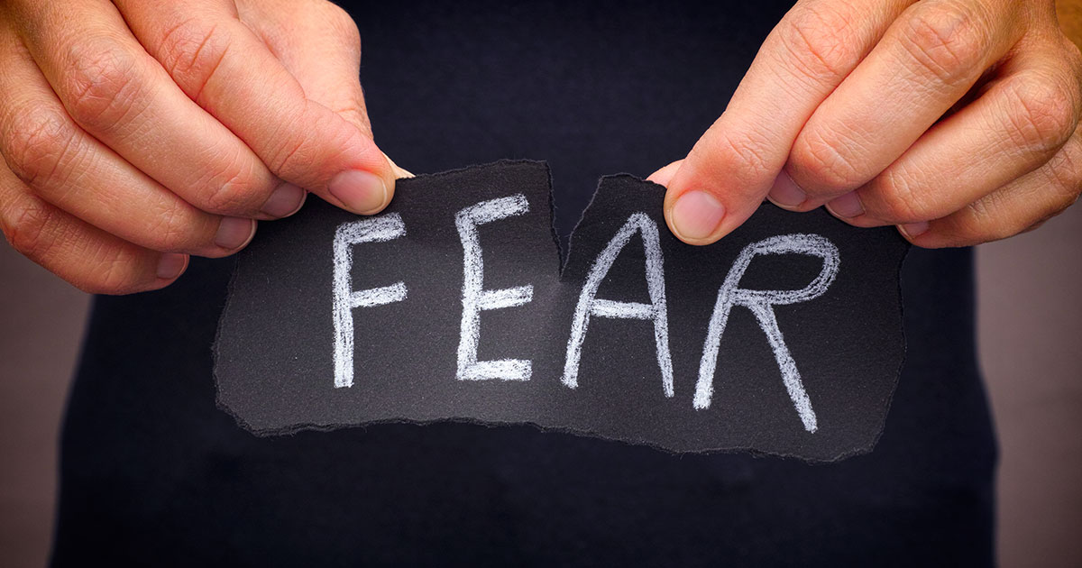 overcoming fear images