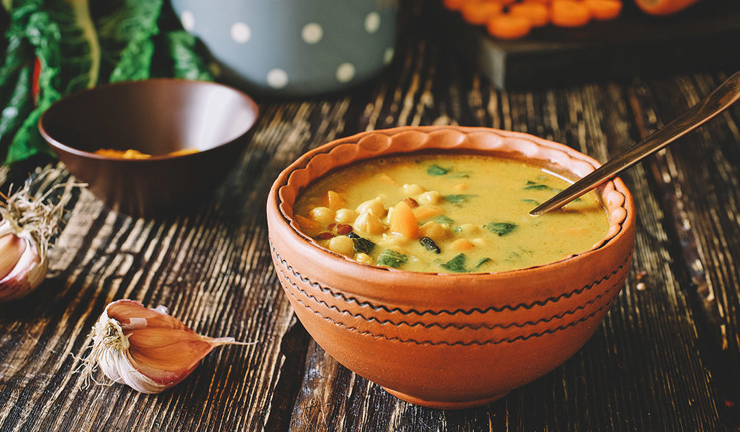 Hearty Chickpea Soup with Vegetables