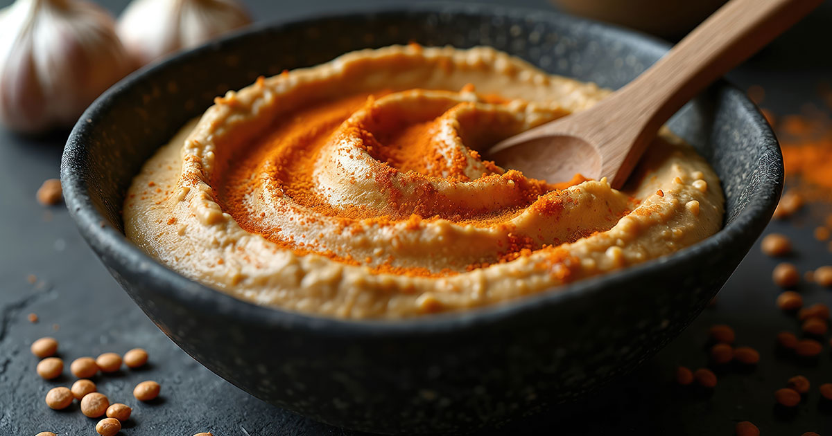 Red Lentil Hummus Red Lentil Hummus
